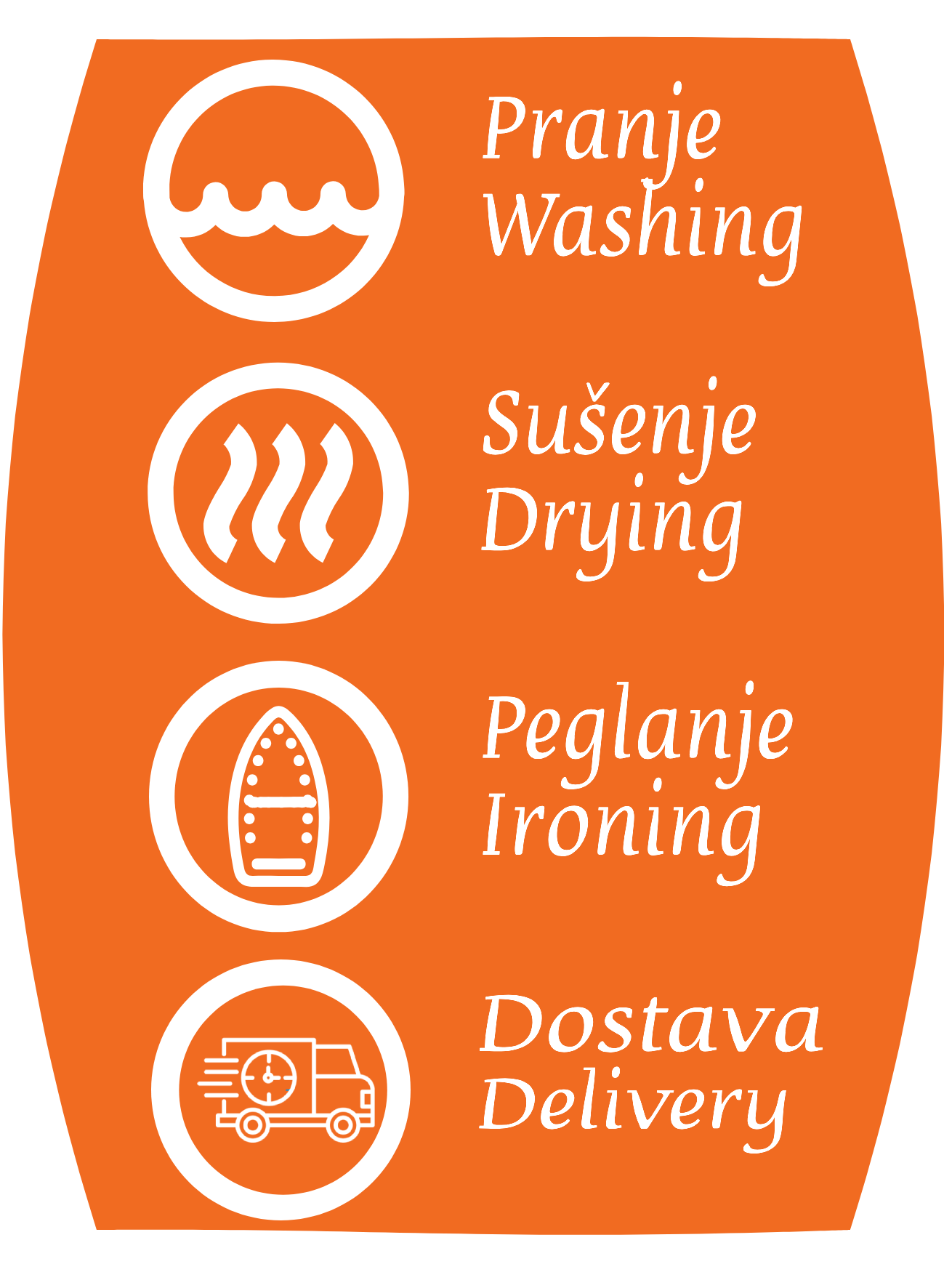 pranje, peglanje, sušenje, dostava, veša, vesa , kragujevac